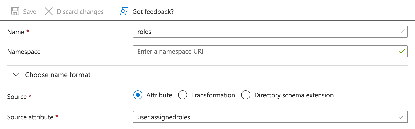 Configure roles claim in Entra ID