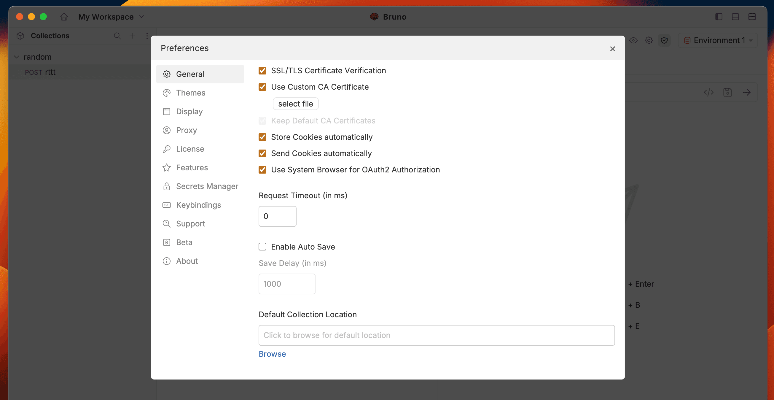 Default Callback URL